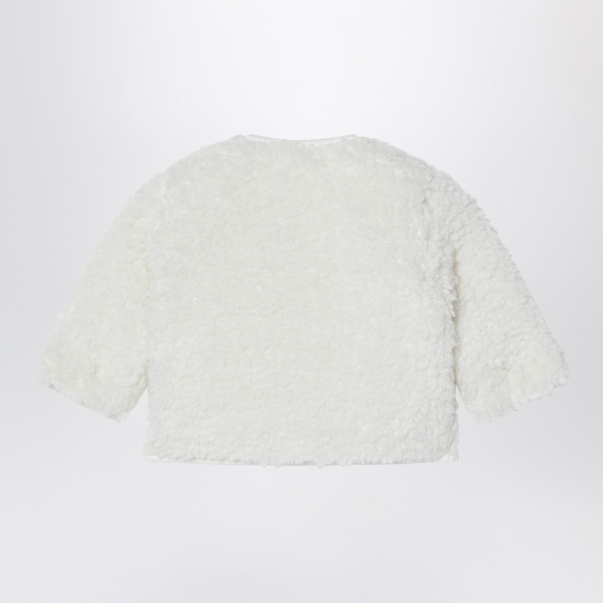 Teddy & Minou Milk-white shearling-effect jacket Teddy & Minou 