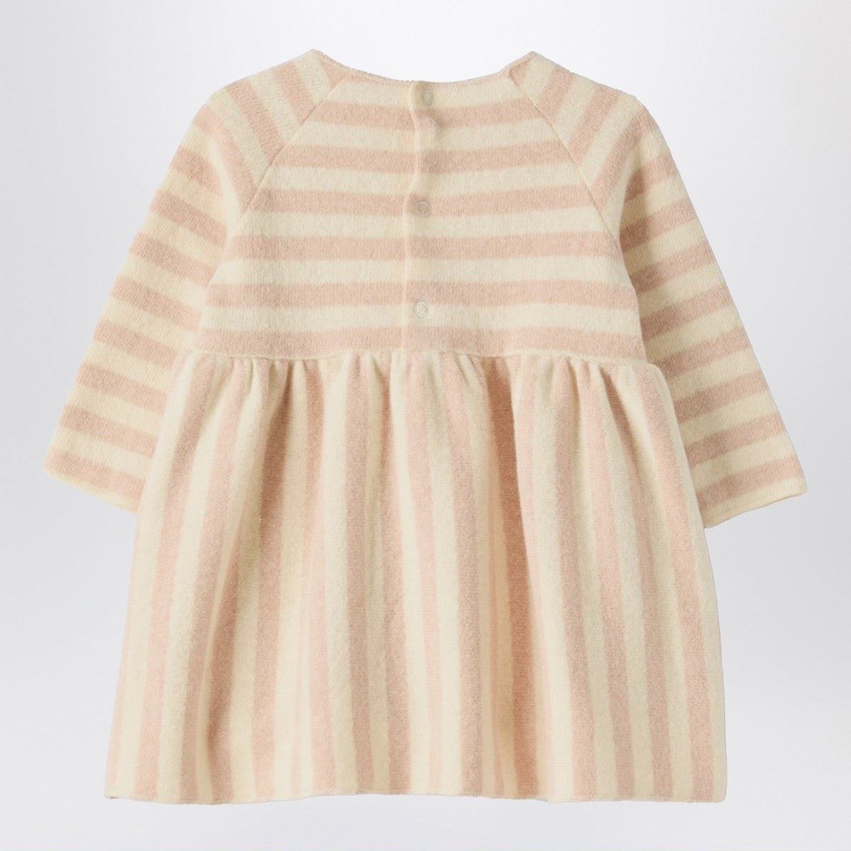 Teddy & Minou Pink striped cotton-blend dress Teddy & Minou 