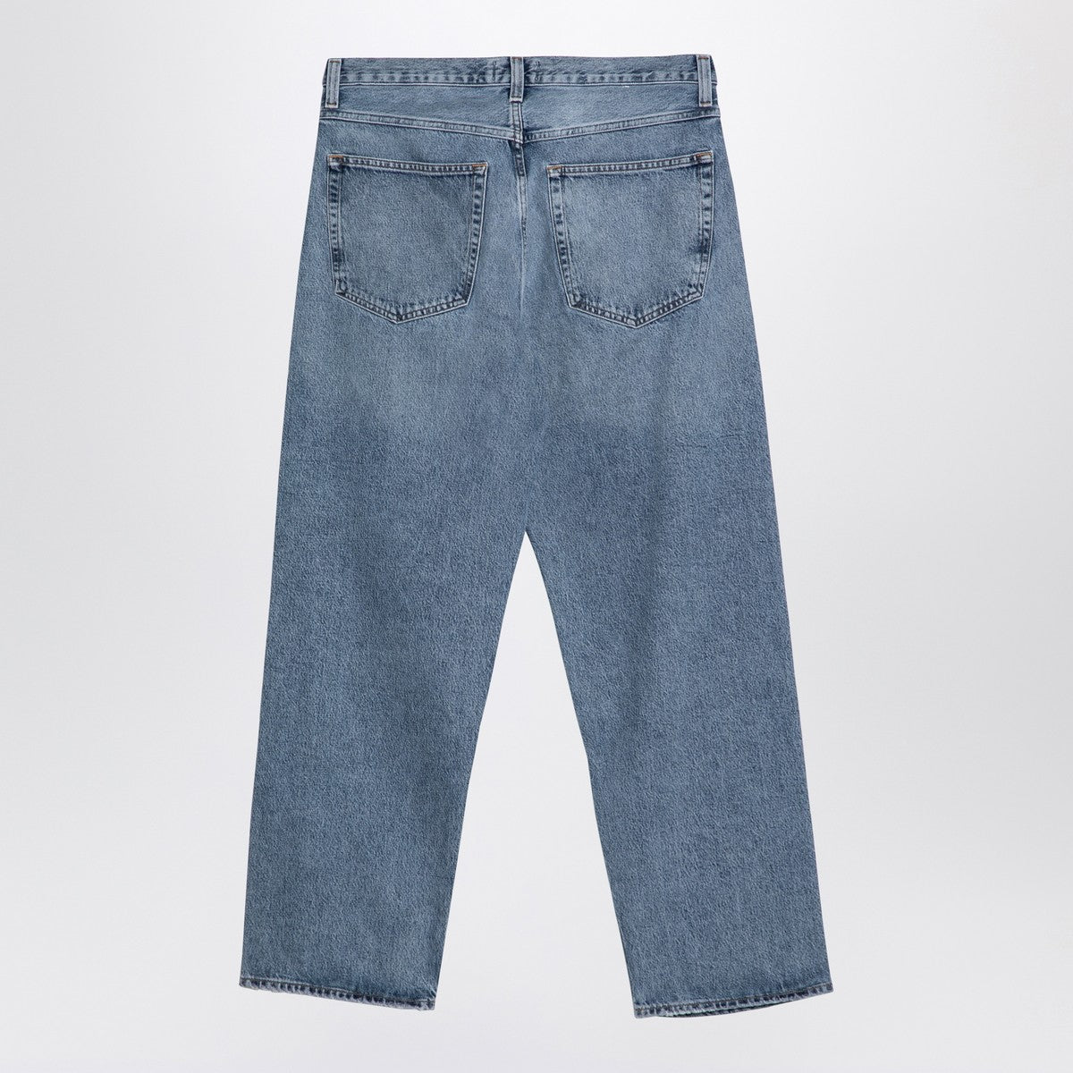 AGOLDE Light blue baggy jeans in organic denim Agolde 