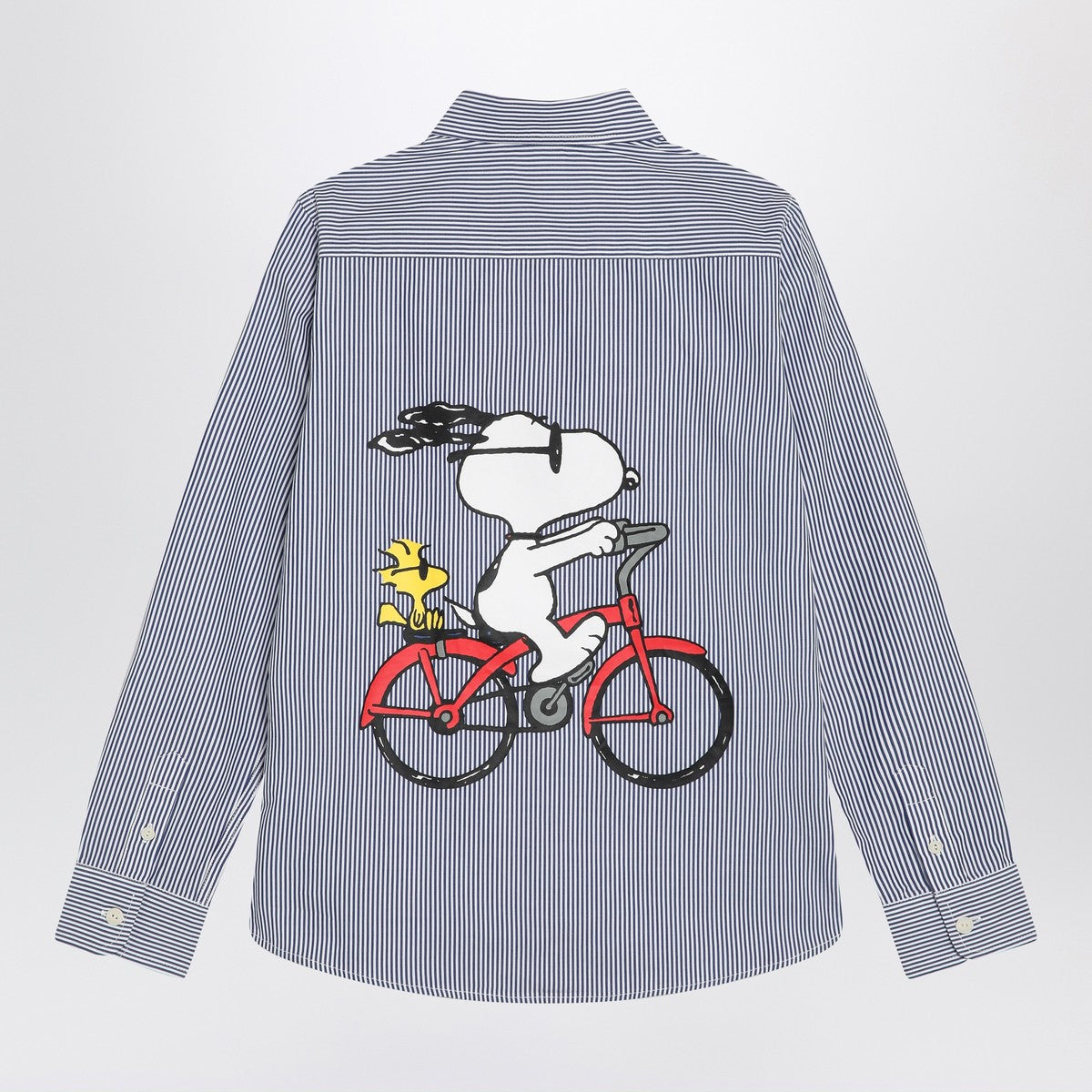MC2 Saint Barth Striped Agnes shirt with Snoopy print MC2 Saint Barth 