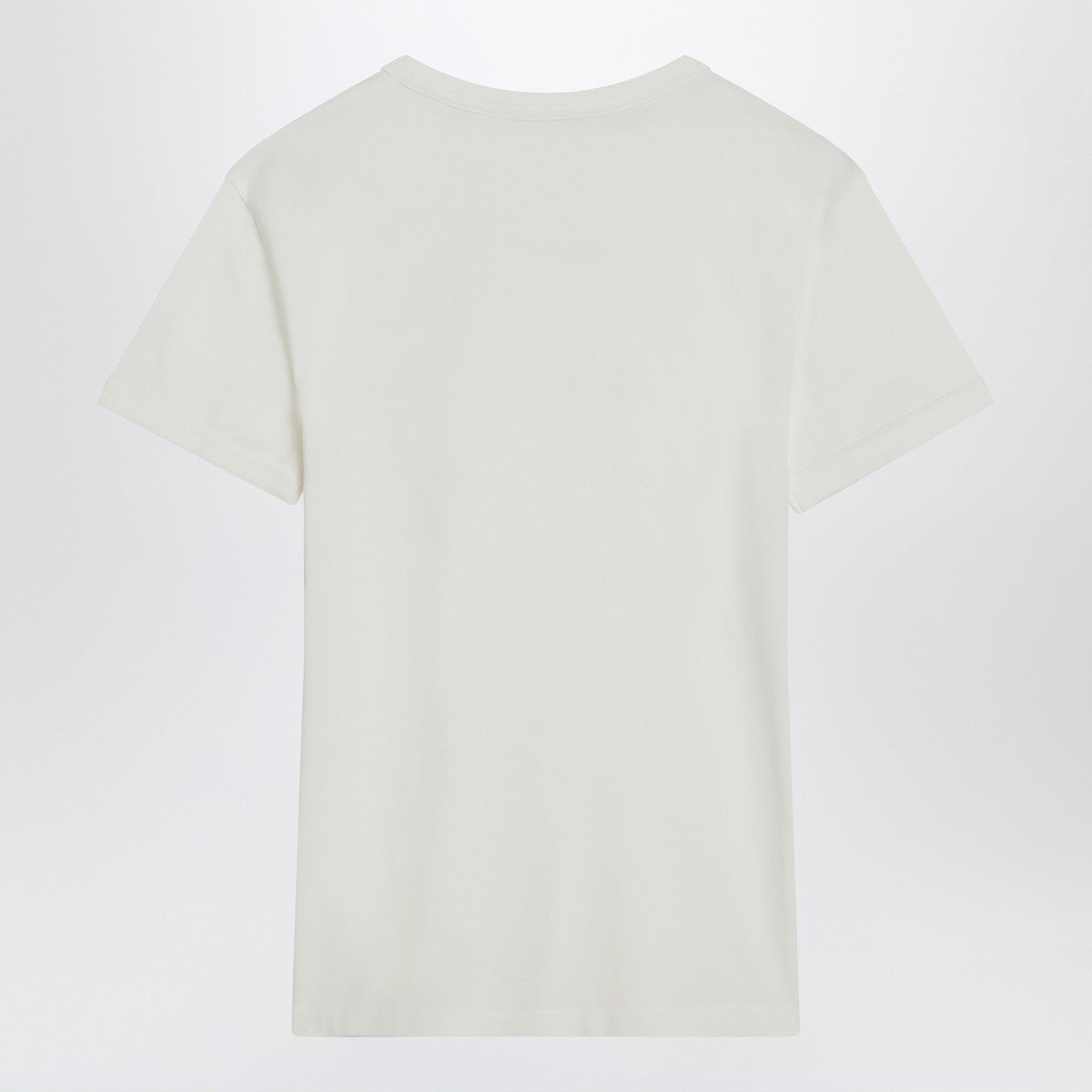 Acne Studios White cotton T-shirt with logo Acne Studios 
