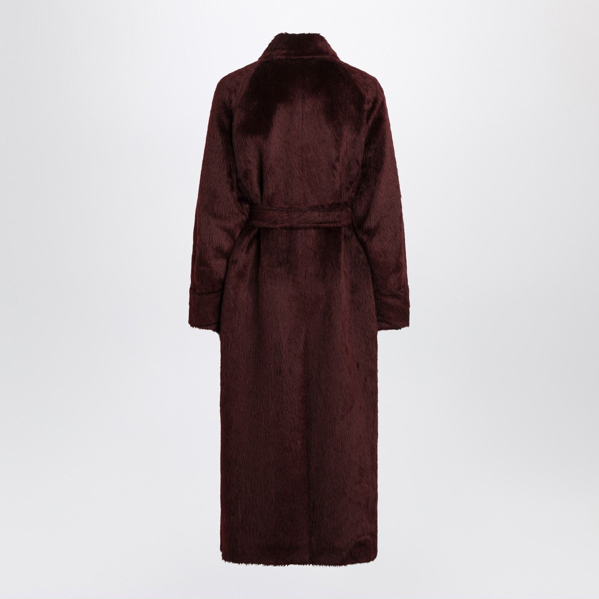 Max Mara Cherry-colored alpaca and wool coat Max Mara 