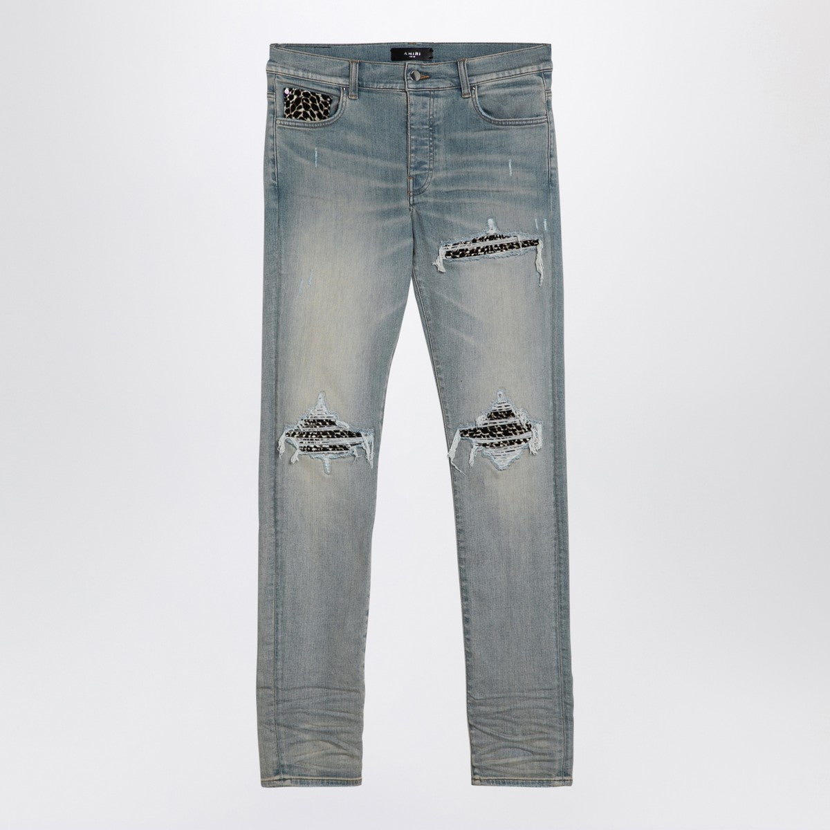 AMIRI Leopard Jeans MX1 antique indigo Amiri 