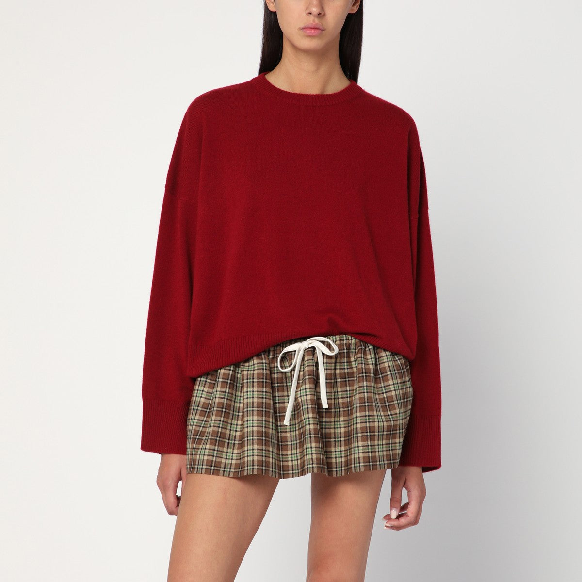 LouLou De Saison Burgundy cashmere sweater LouLou De Saison 