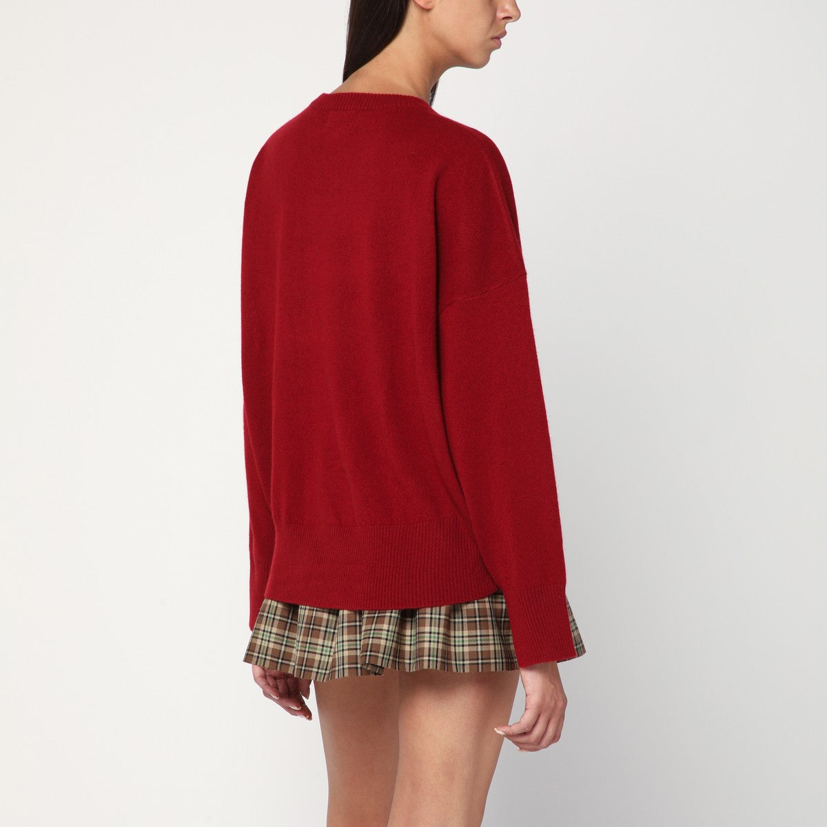 LouLou De Saison Burgundy cashmere sweater LouLou De Saison 