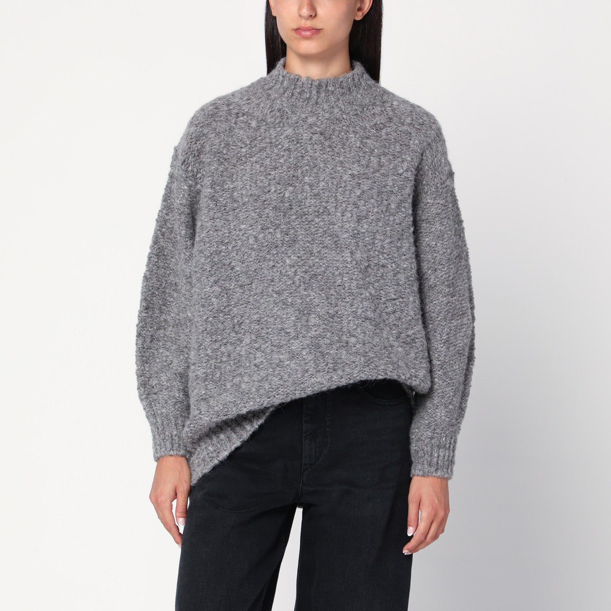 ISABEL MARANT Grey sweater in alpaca blend Isabel Marant 