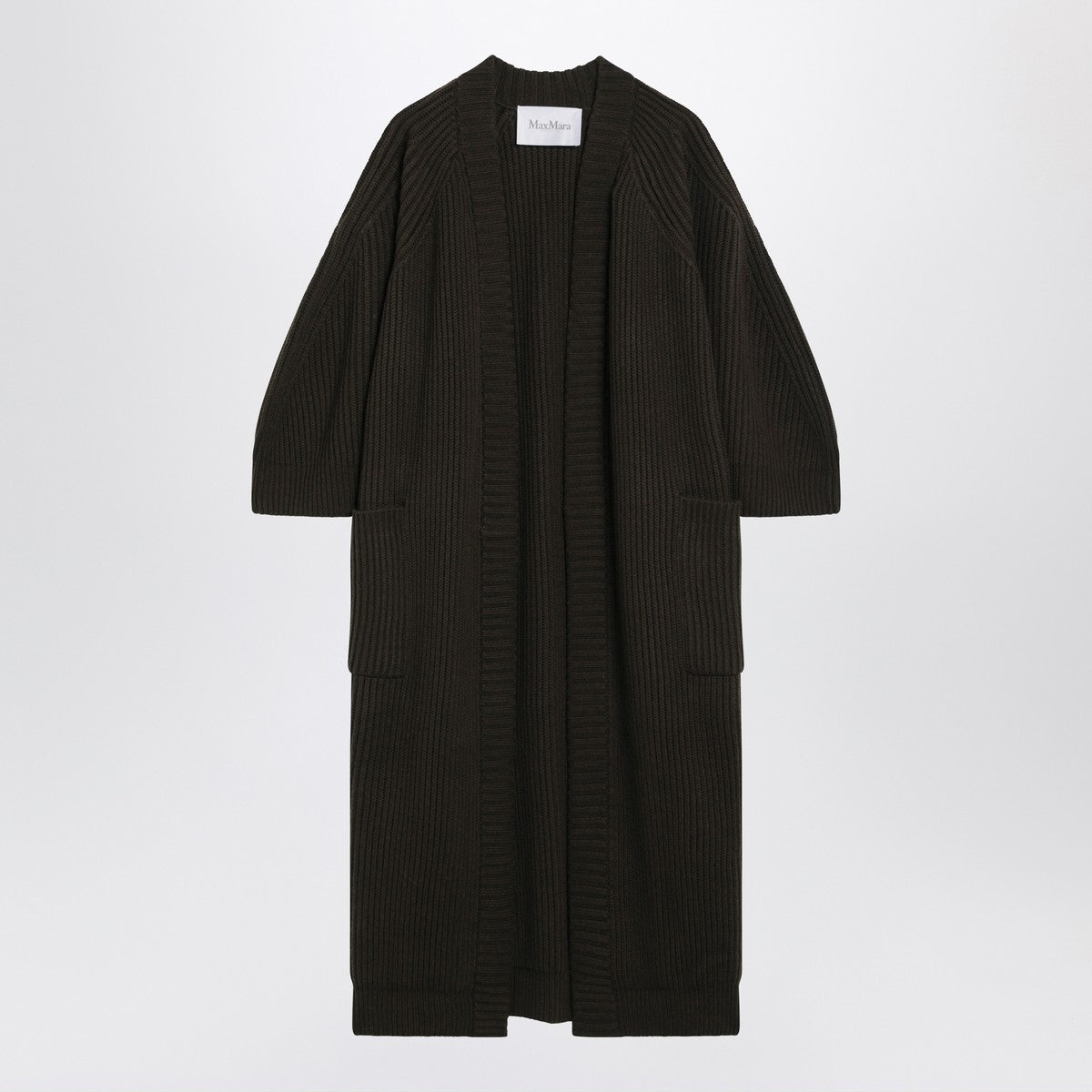 Max Mara Moss green cardigan in wool and cashmere Max Mara 