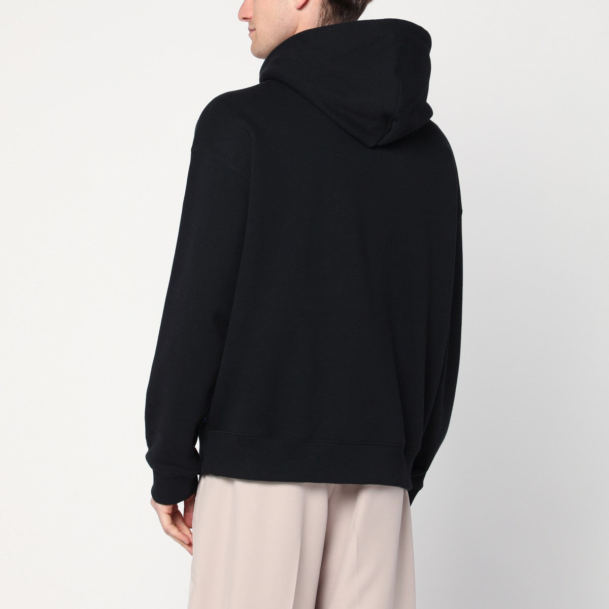 Awake NY Black cotton sweatshirt with logo Awake NY 