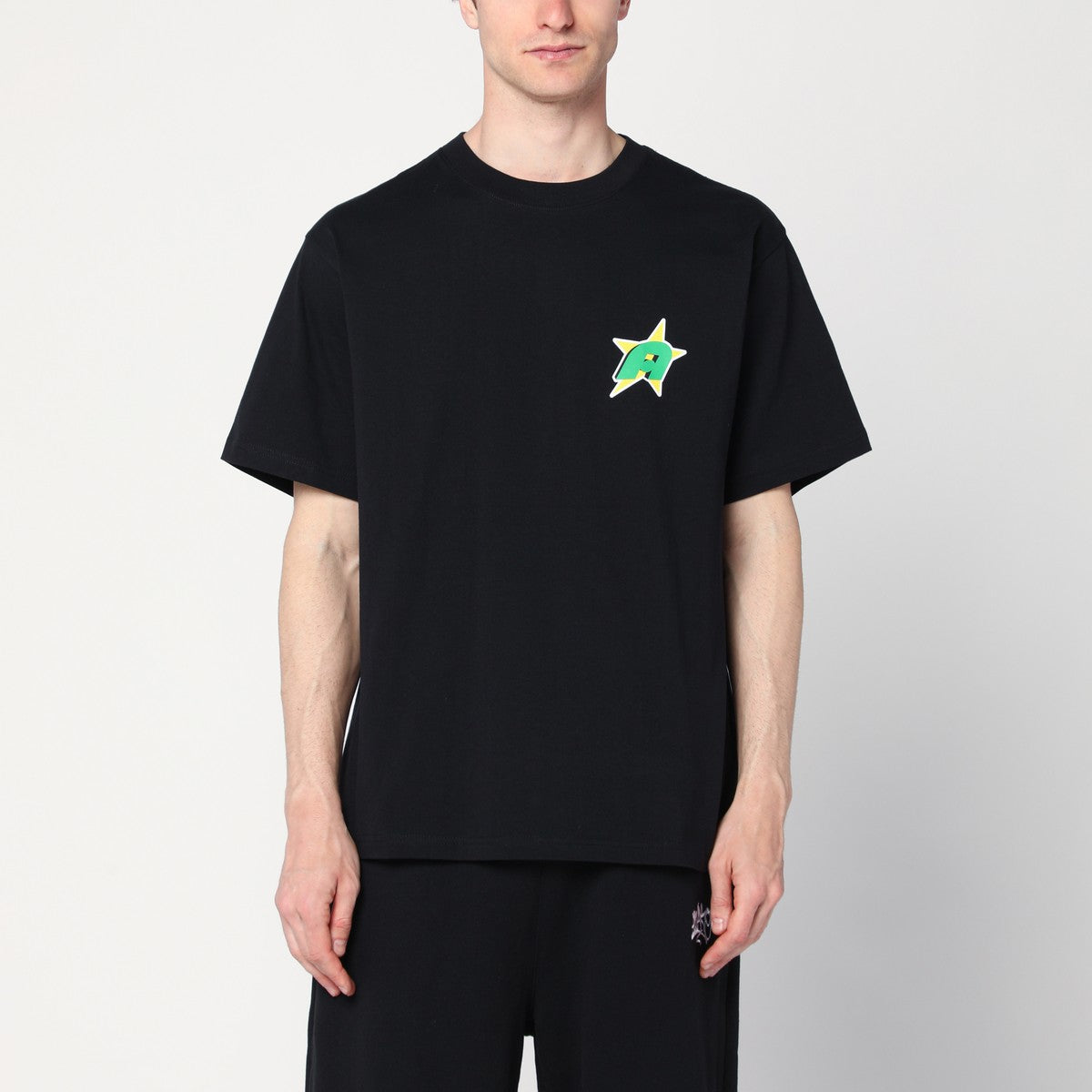Awake NY Black T-shirt with Star A logo Awake NY 