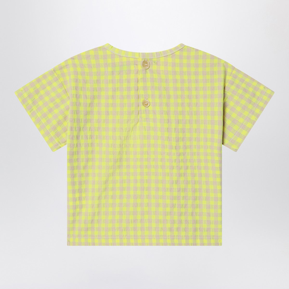 Bobo Choses Yellow blouse in Vichy fabric Bobo Choses 