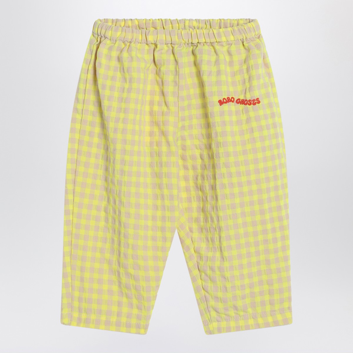 Bobo Choses Yellow pants in Vichy fabric Bobo Choses 