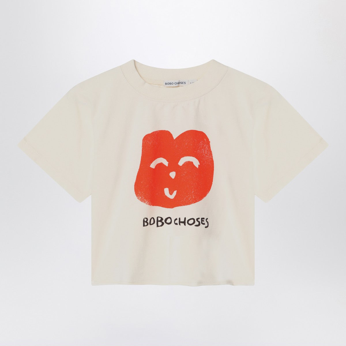 Bobo Choses Joyful Face ivory T-shirt Bobo Choses 