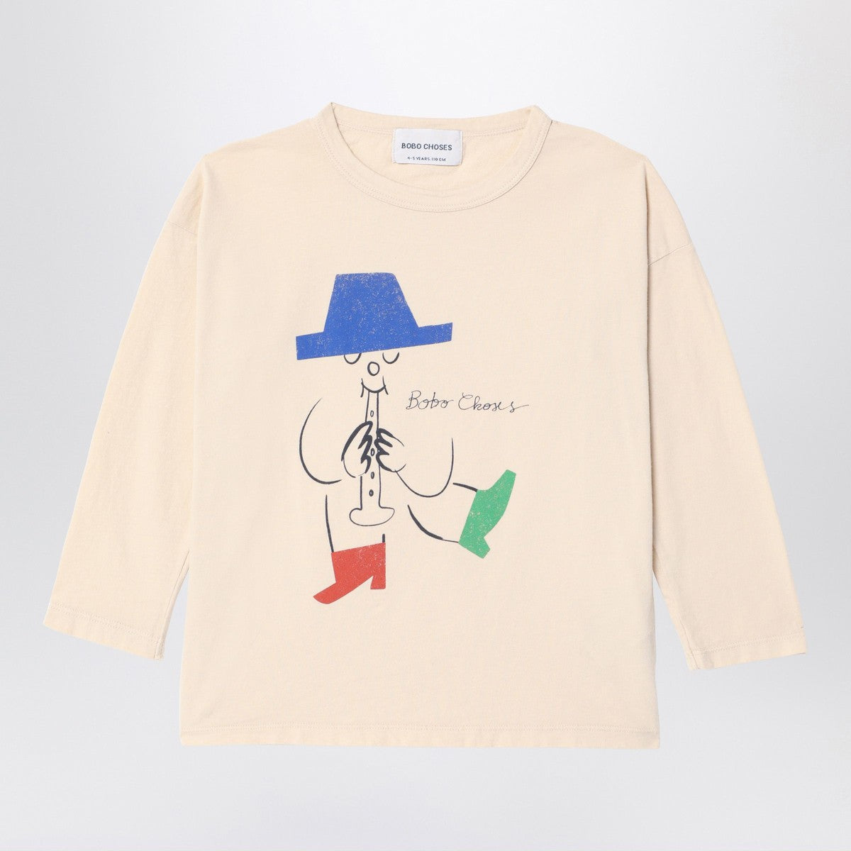 Bobo Choses Magic Flute Player T-shirt ivory Bobo Choses 