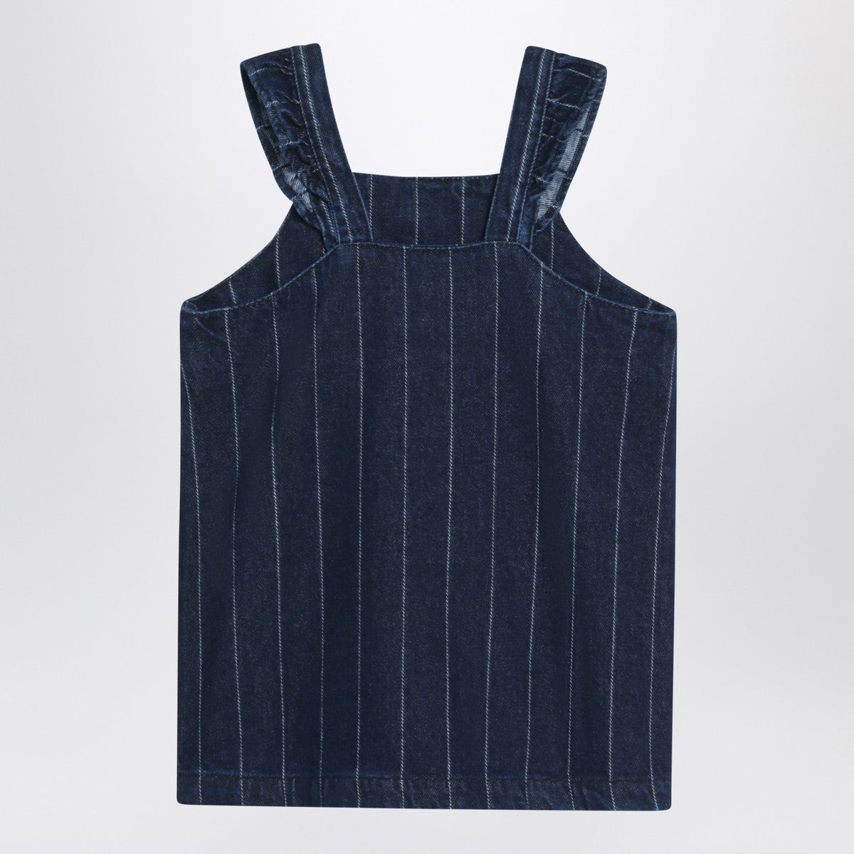 Bobo Choses Navy blue denim dress with train Bobo Choses 
