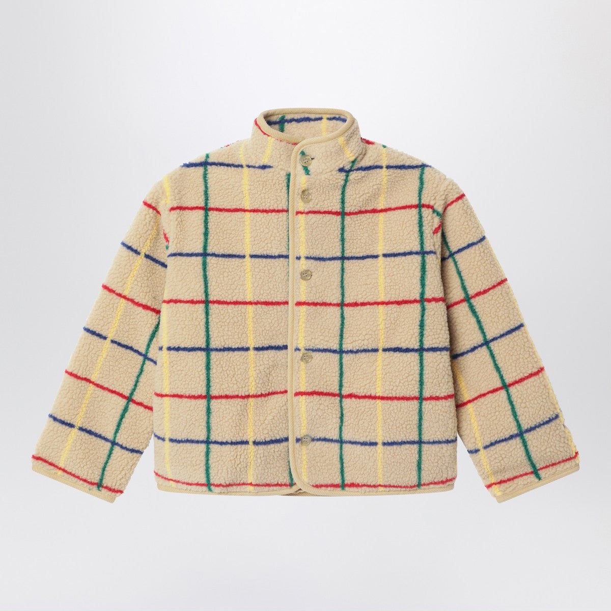 Bobo Choses Beige jacket in shearling-effect fabric Bobo Choses 