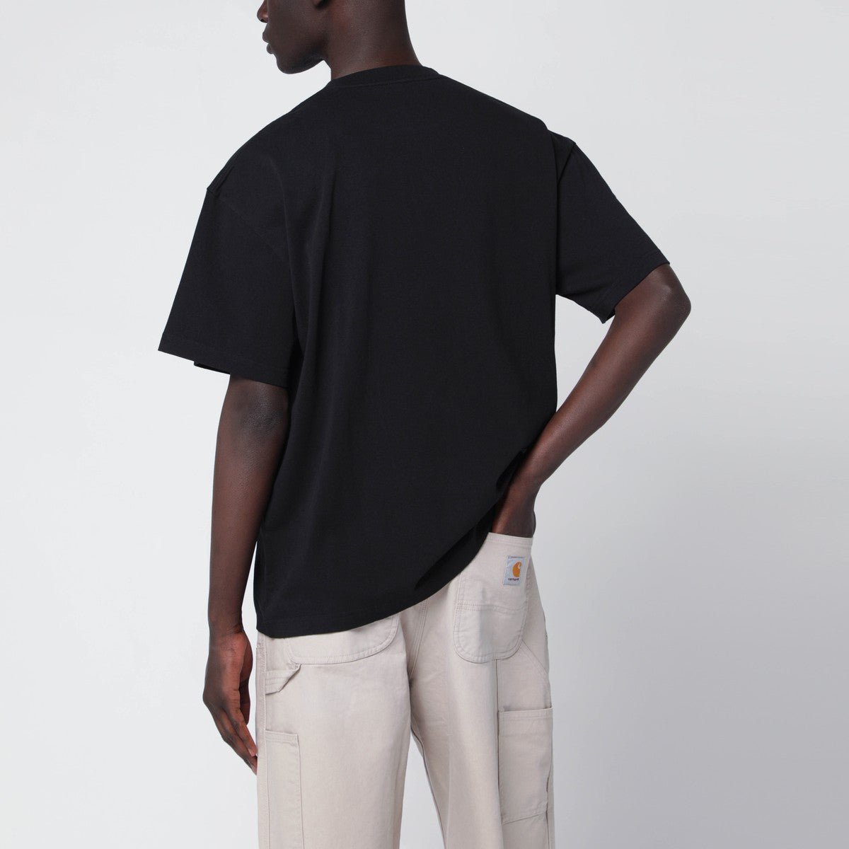 Brain Dead Black T-shirt with logo print Brain Dead 