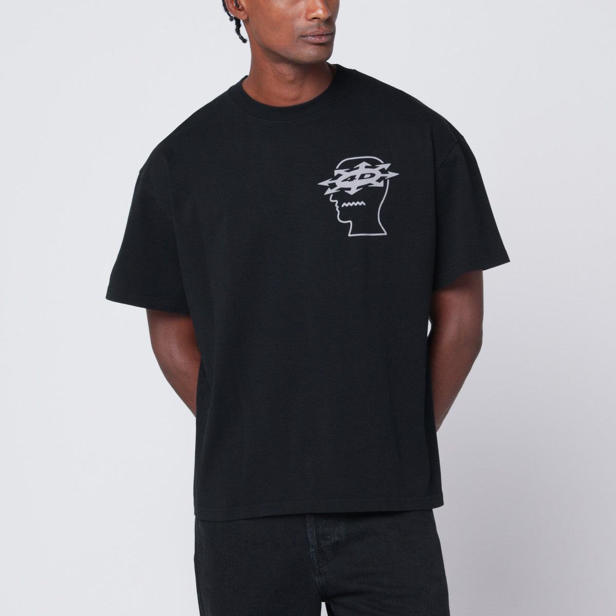 Brain Dead Faded black Alien Tractor T-shirt Brain Dead 