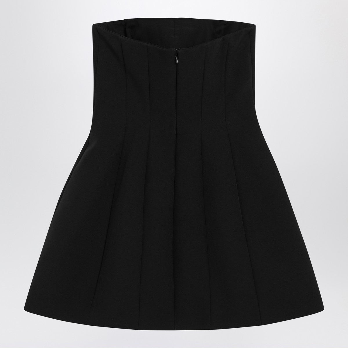 Max Mara Pianoforte Black bustier dress in sablé Max Mara Pianoforte 