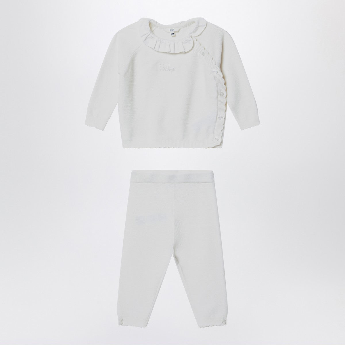 Chloé White cotton two-piece outfit Chloé 