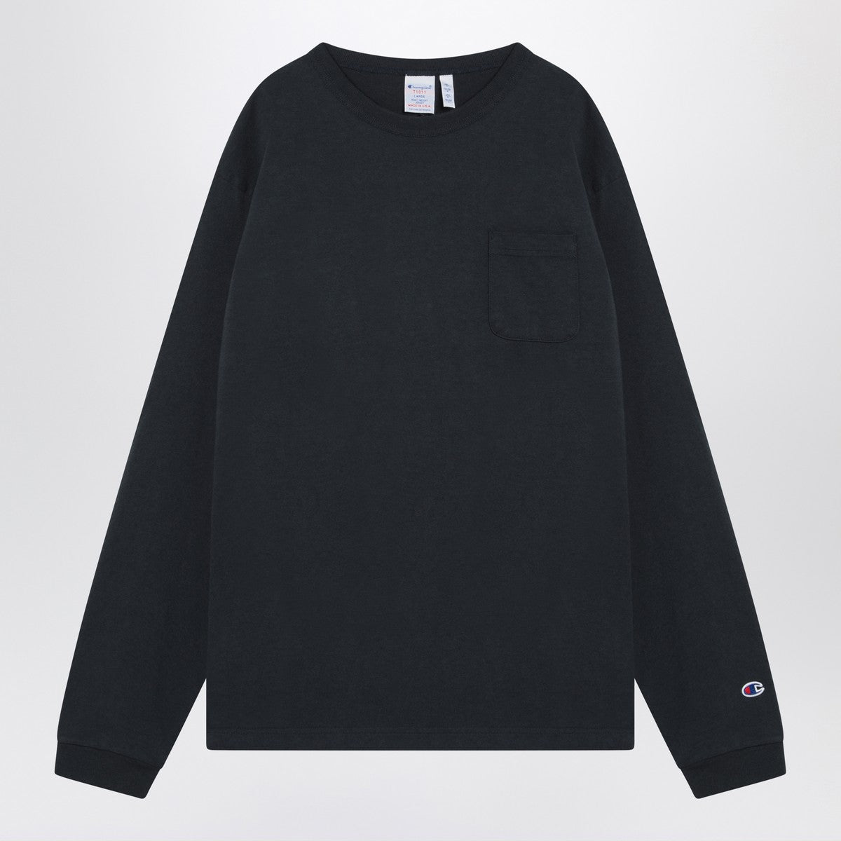 Champion Navy blue long-sleeved T-shirt Champion 