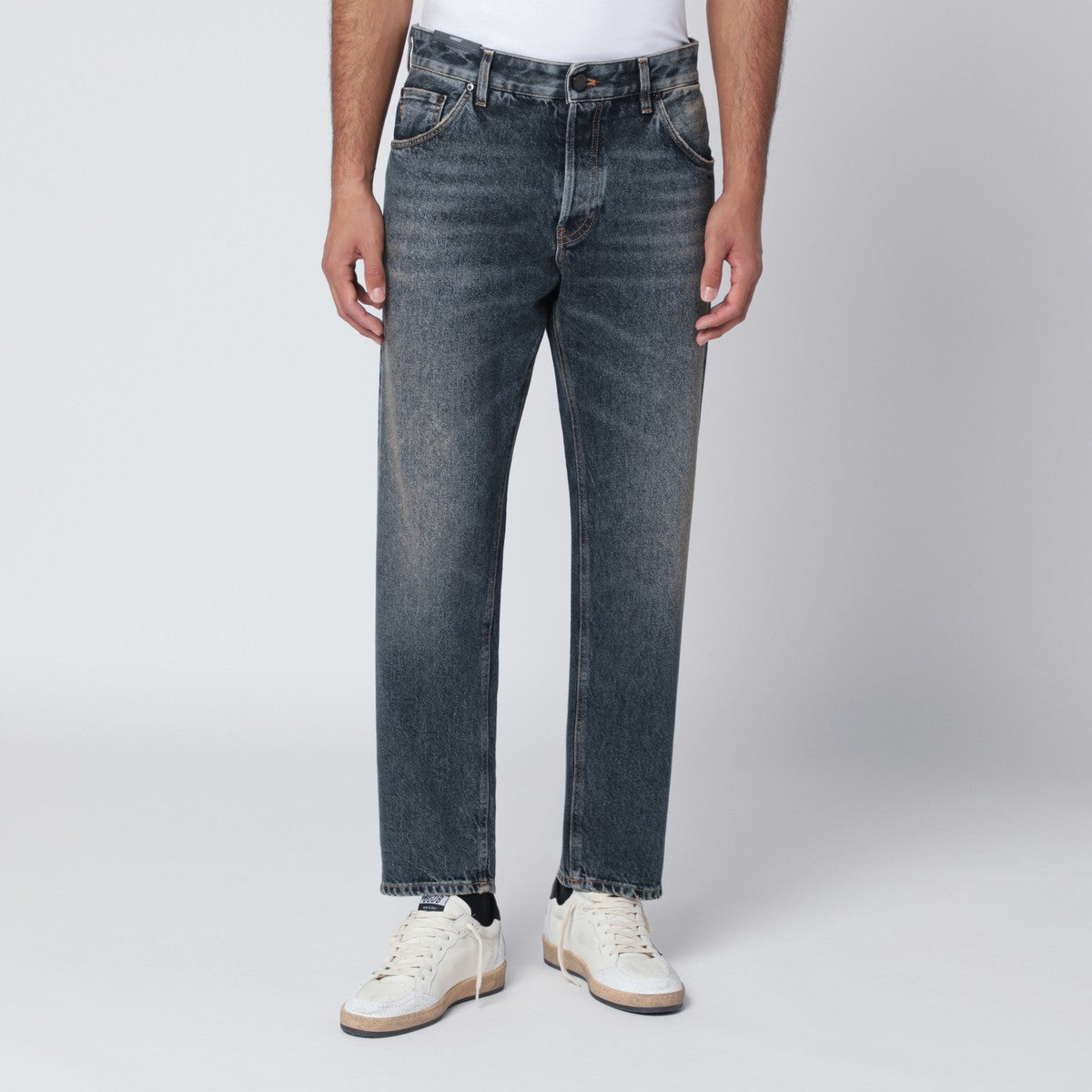 PT Torino Denim Rebel washed-effect jeans PT Torino Denim 