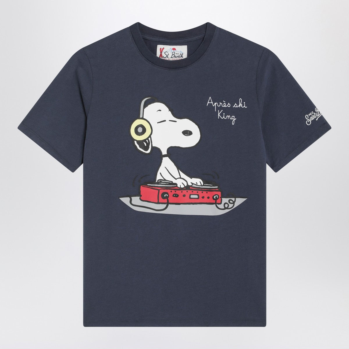 MC2 Saint Barth Blue T-shirt with Snoopy print MC2 Saint Barth 