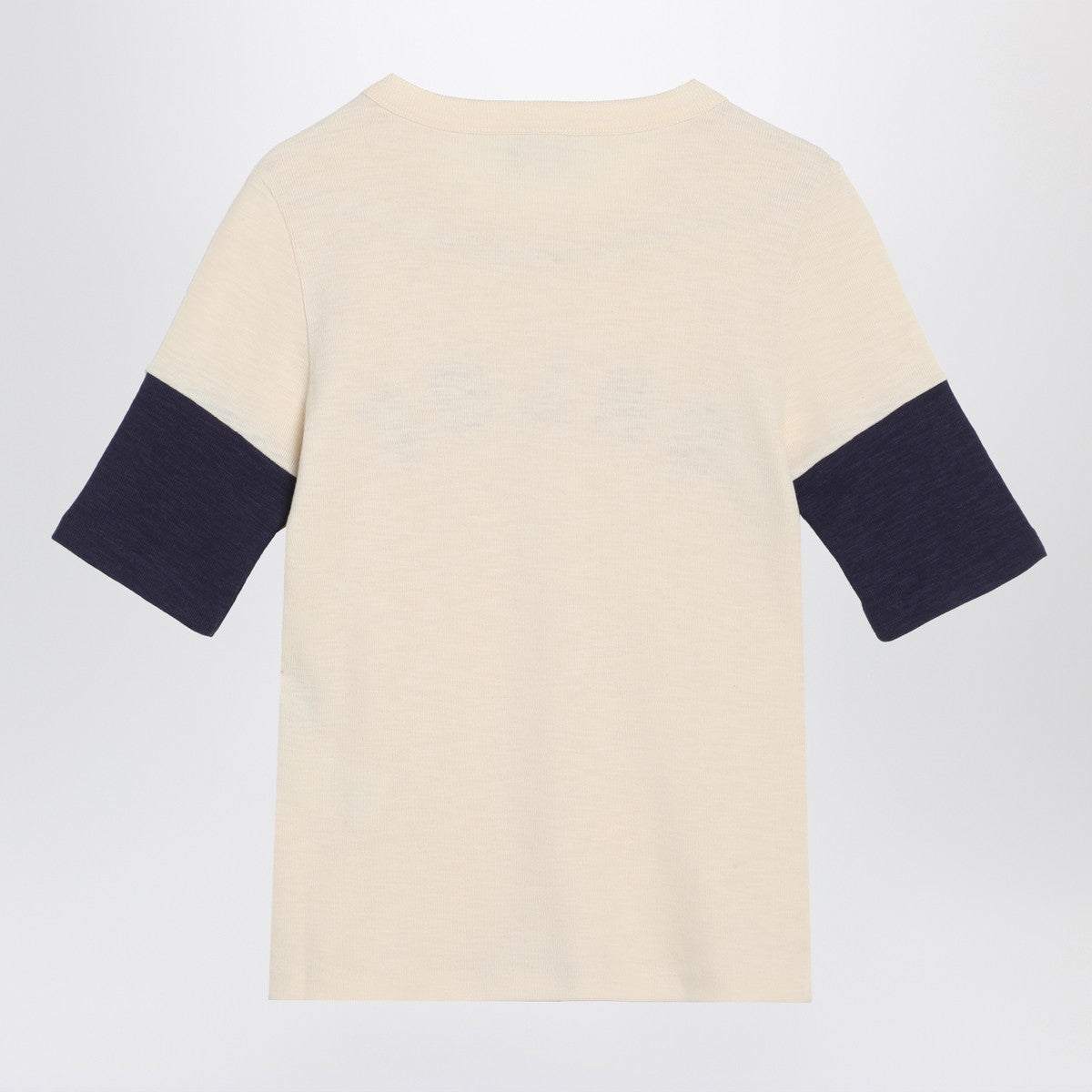 Chloé Wool and cotton T-shirt with logo Chloé 