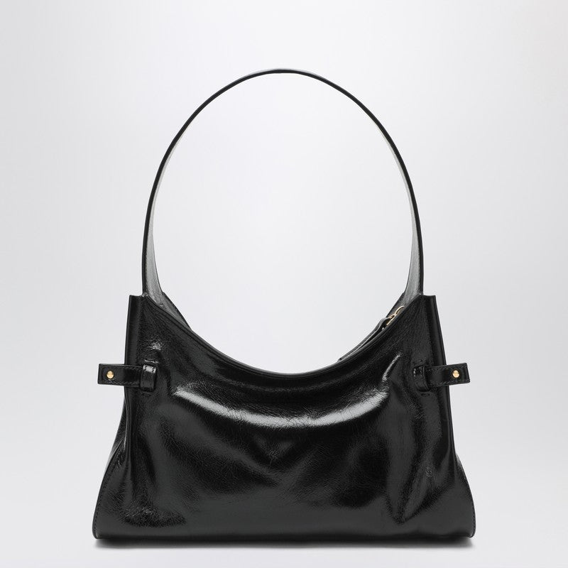 Black leather Chloé Charms Hobo bag