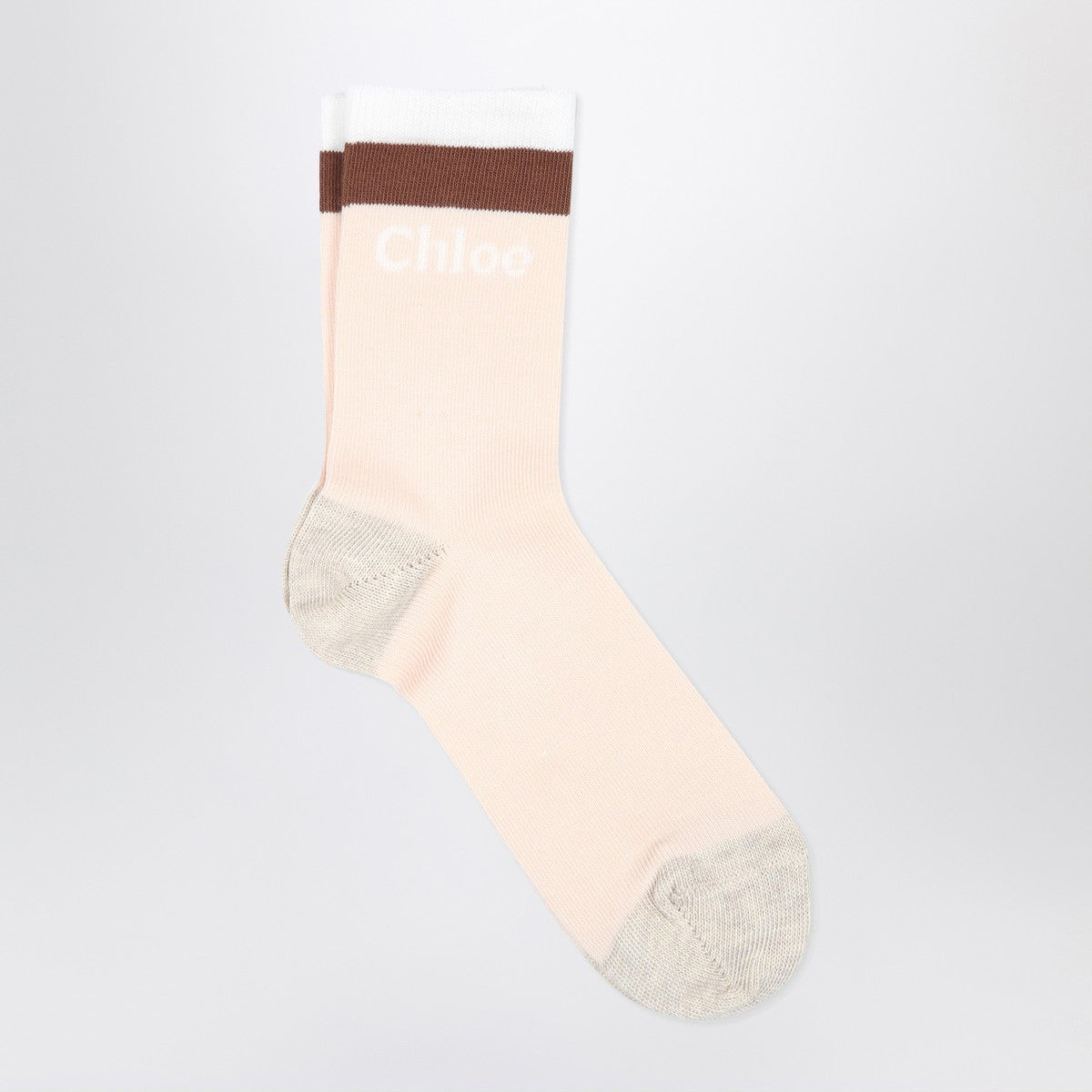 Chloé Light pink socks with logo Chloé 