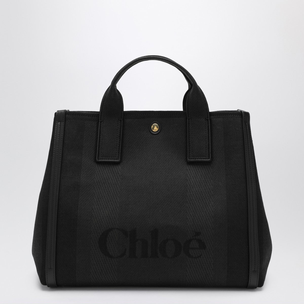 Chloé Carry tote bag in black canvas Chloé 