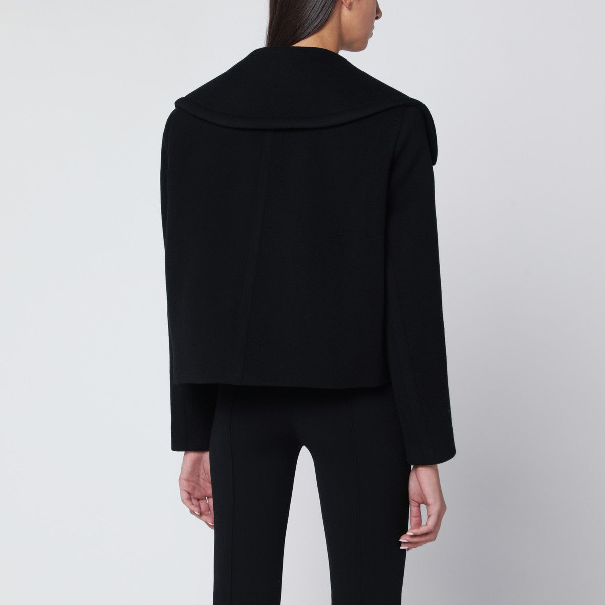 Patou Short black double-breasted coat Patou 