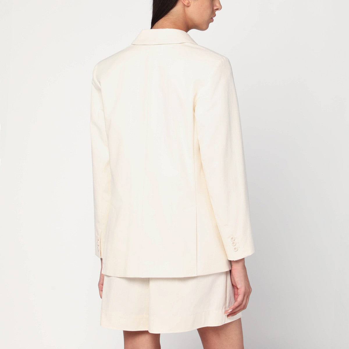 A.P.C. Double-breasted jacket in écru cotton A.P.C. 