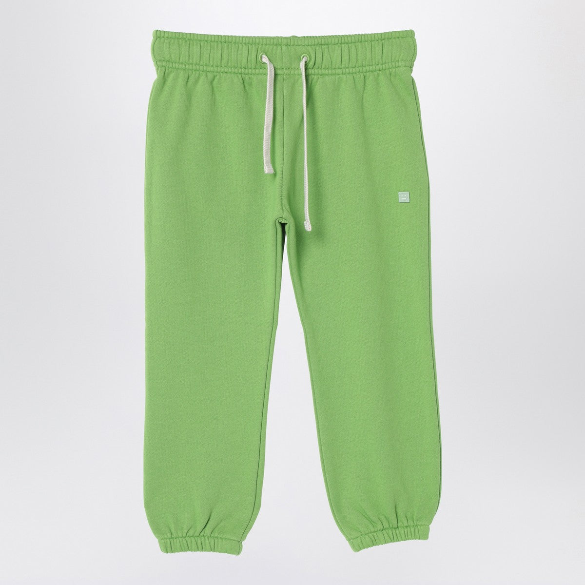 Acne Studios Green jogging trousers with small logo patch Acne Studios 