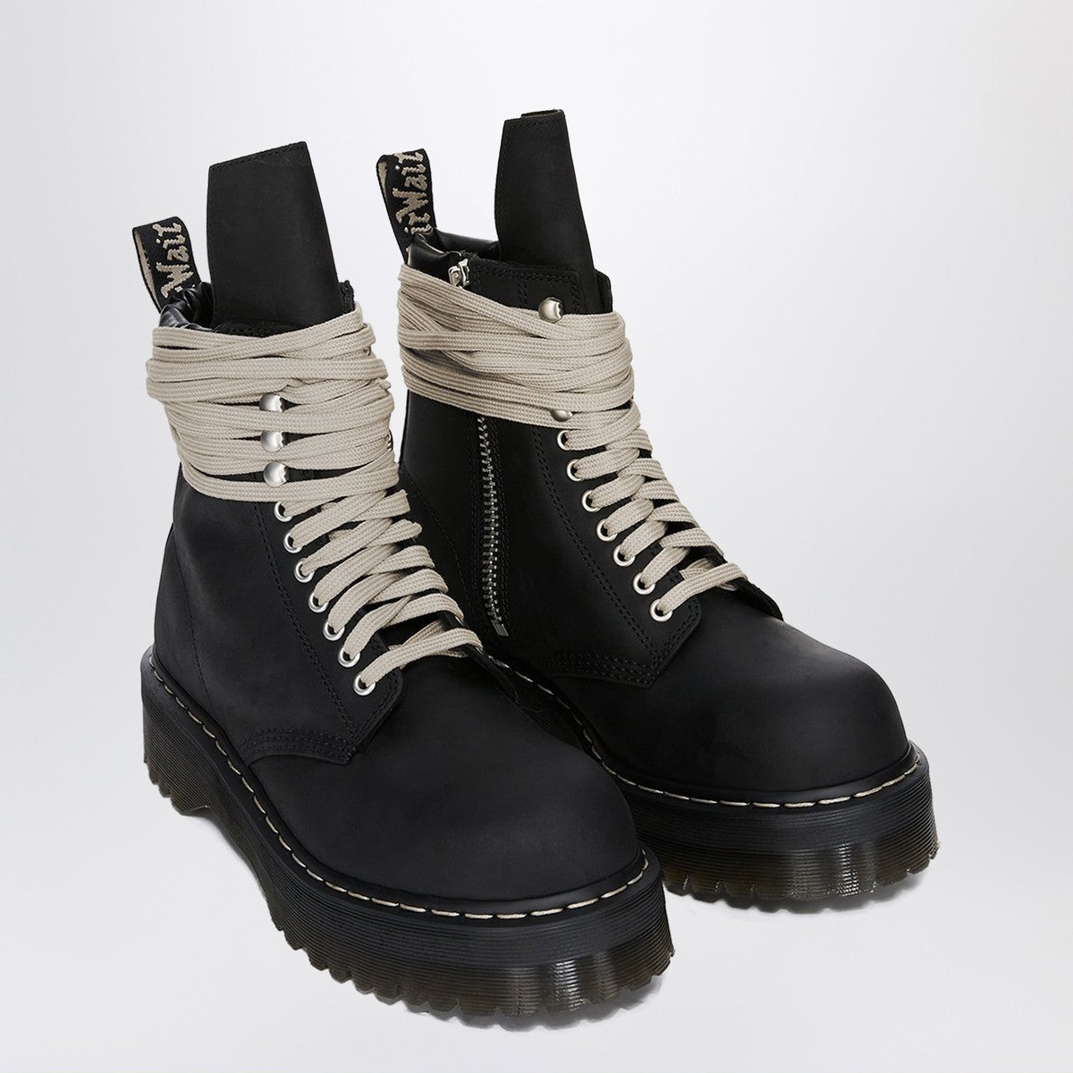 Dr. Martens x Rick Owens Quad Sole Steel Toe ankle black boots Dr. Martens x Rick Owens 