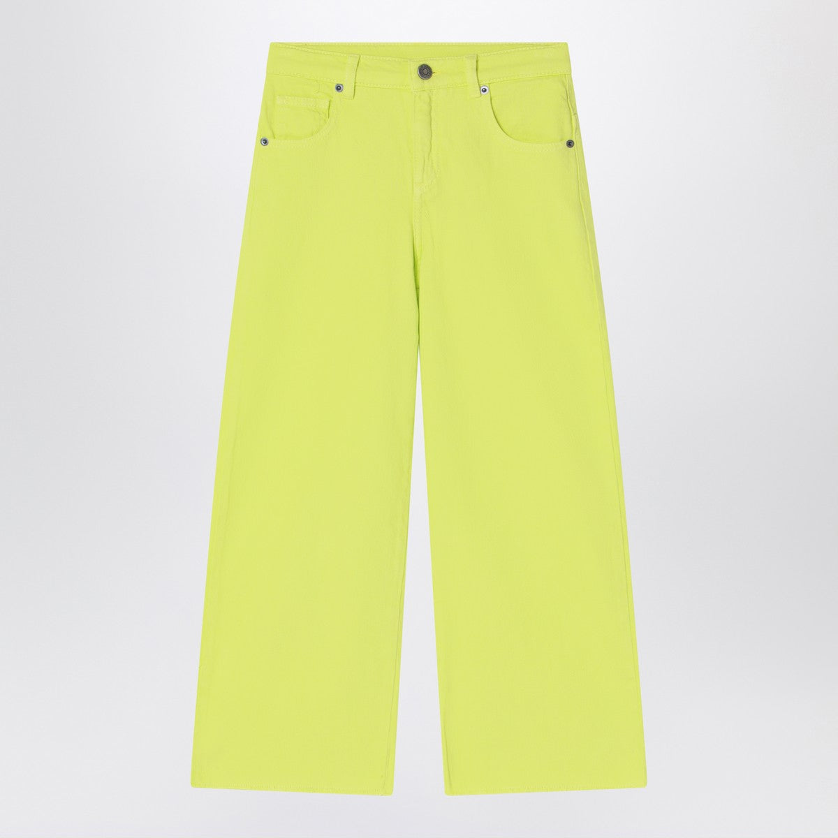 Douuod Lime yellow cotton pants Douuod 