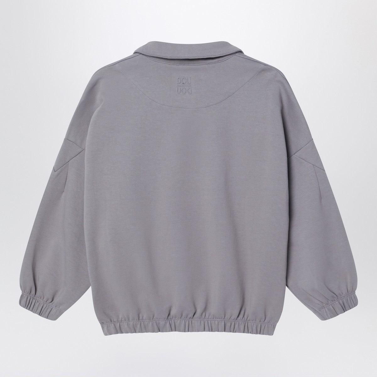 Douuod Grey V-neck sweatshirt Douuod 