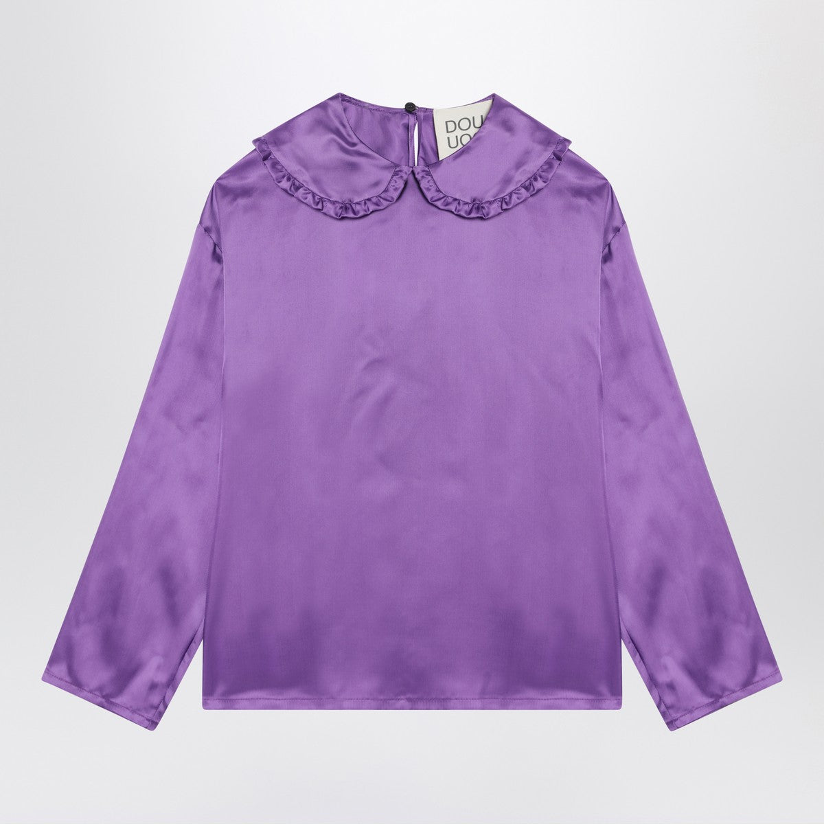 Douuod Purple satin blouse Douuod 