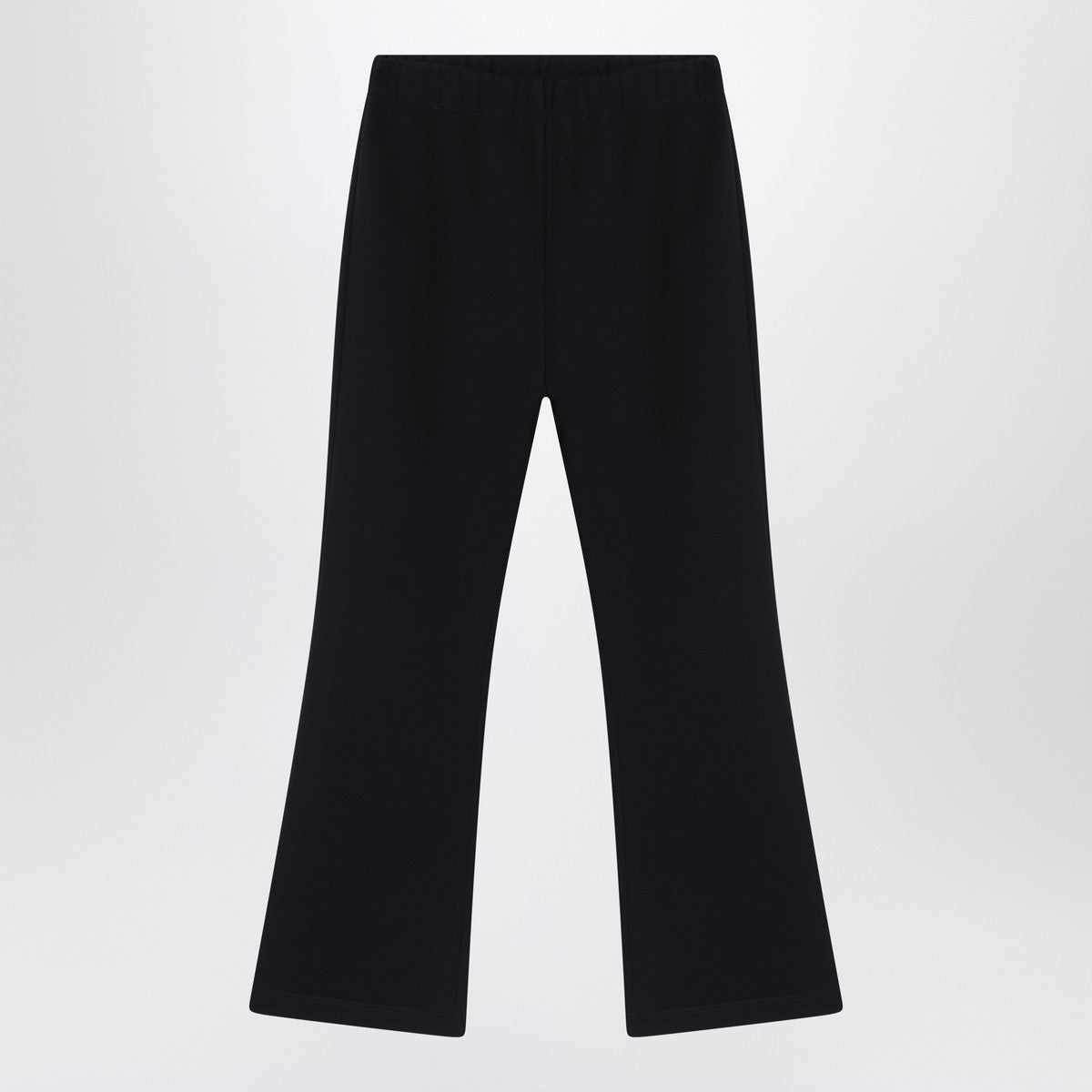 Douuod Black trousers with logo patch Douuod 