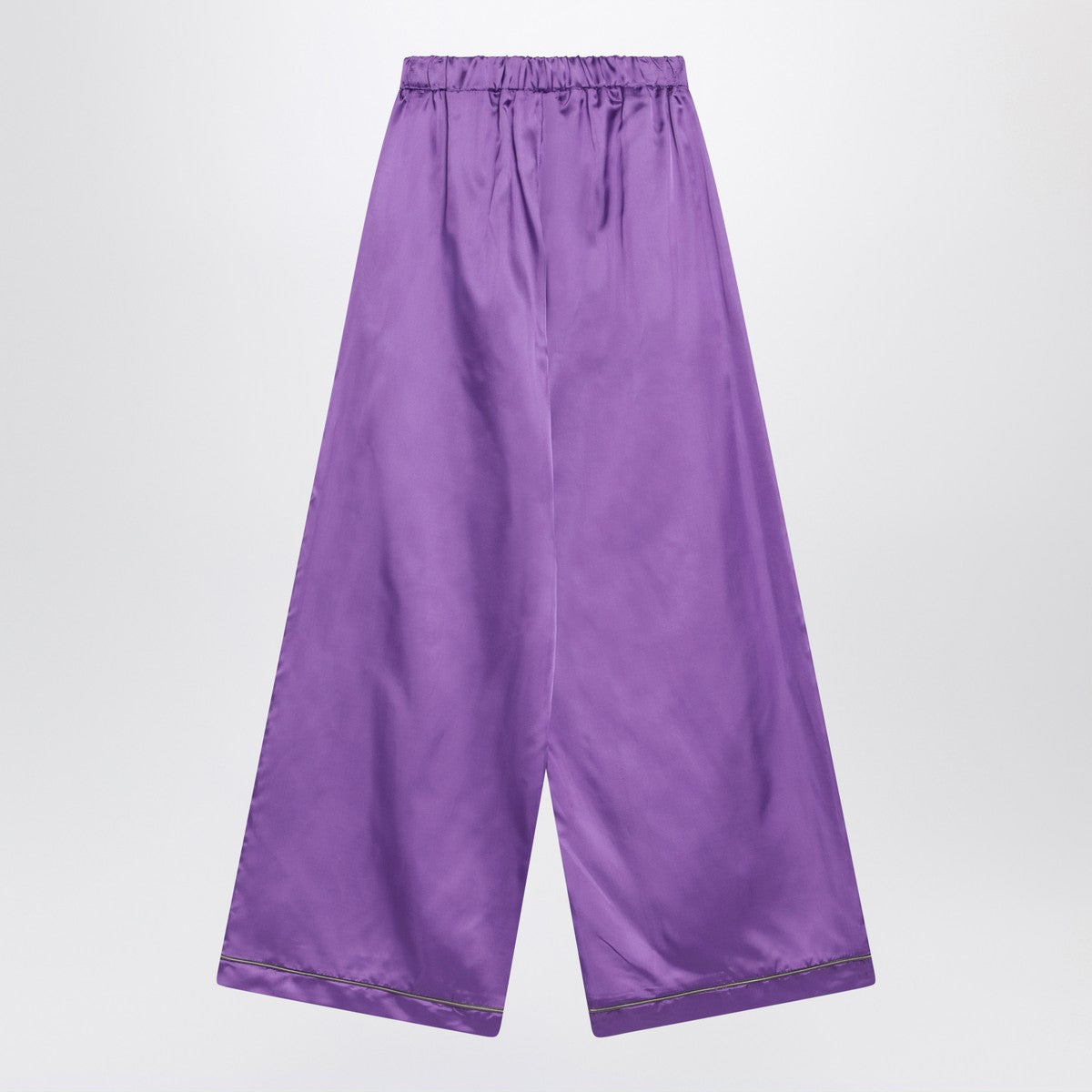 Douuod Purple satin pyjama trousers Douuod 