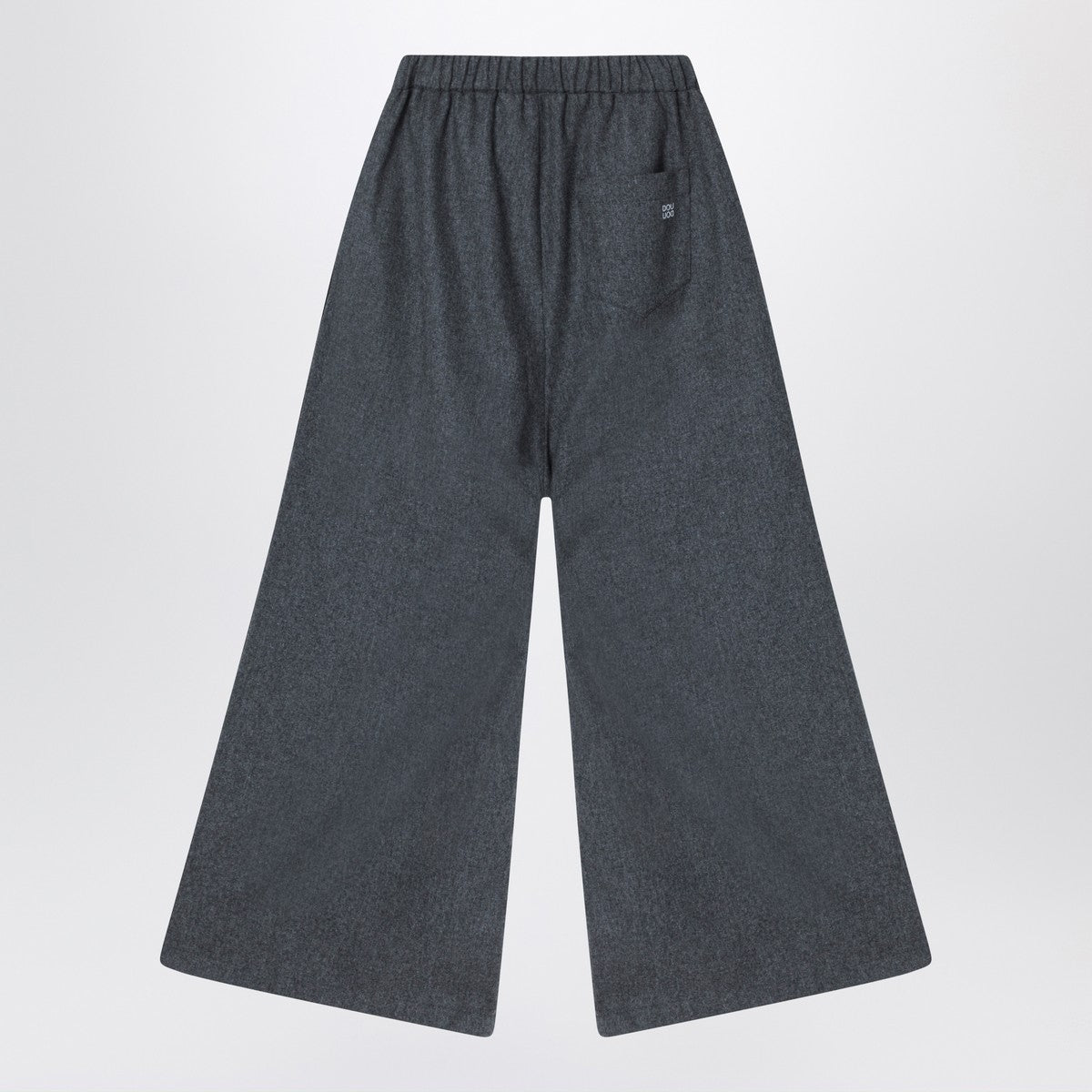 Douuod Gray wool-blend trousers Douuod 
