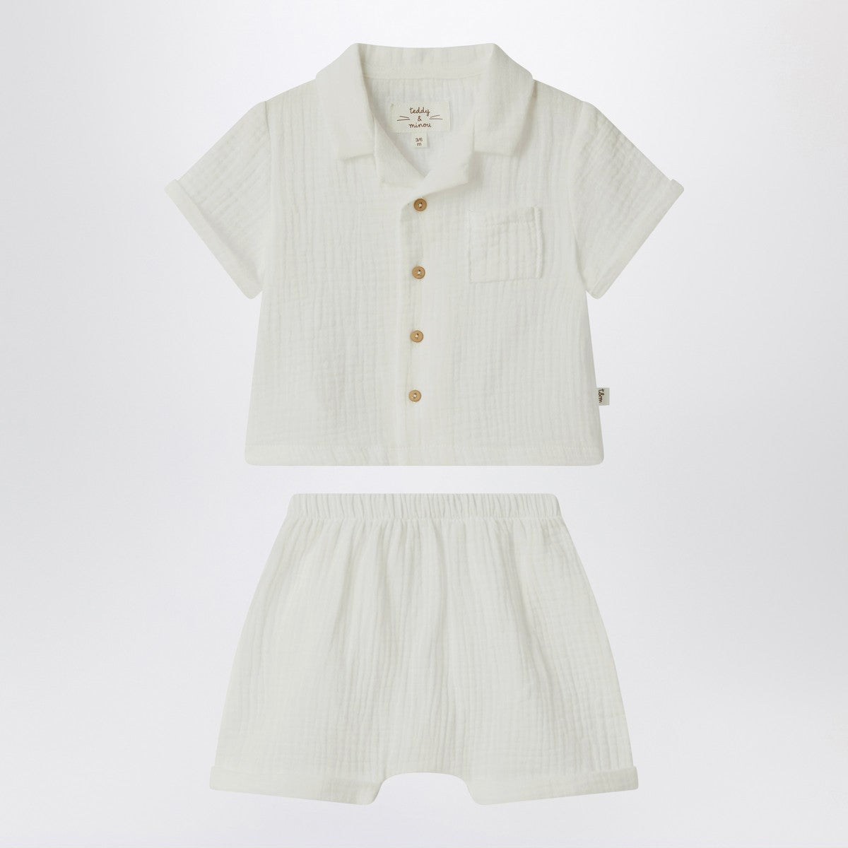 Teddy & Minou Two-piece set in milky white Teddy & Minou 