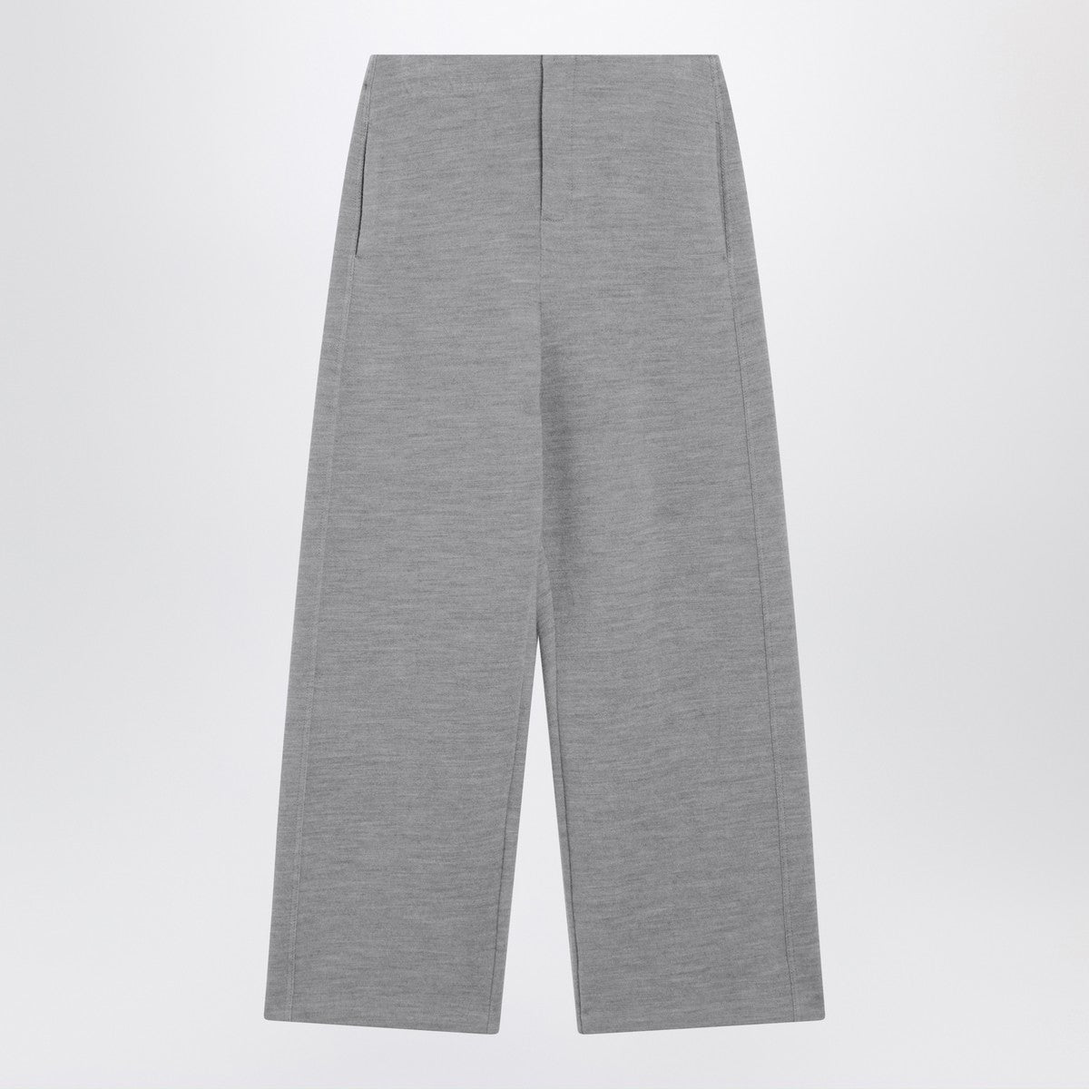 Max Mara Grey wool-cotton blend trousers Max Mara 