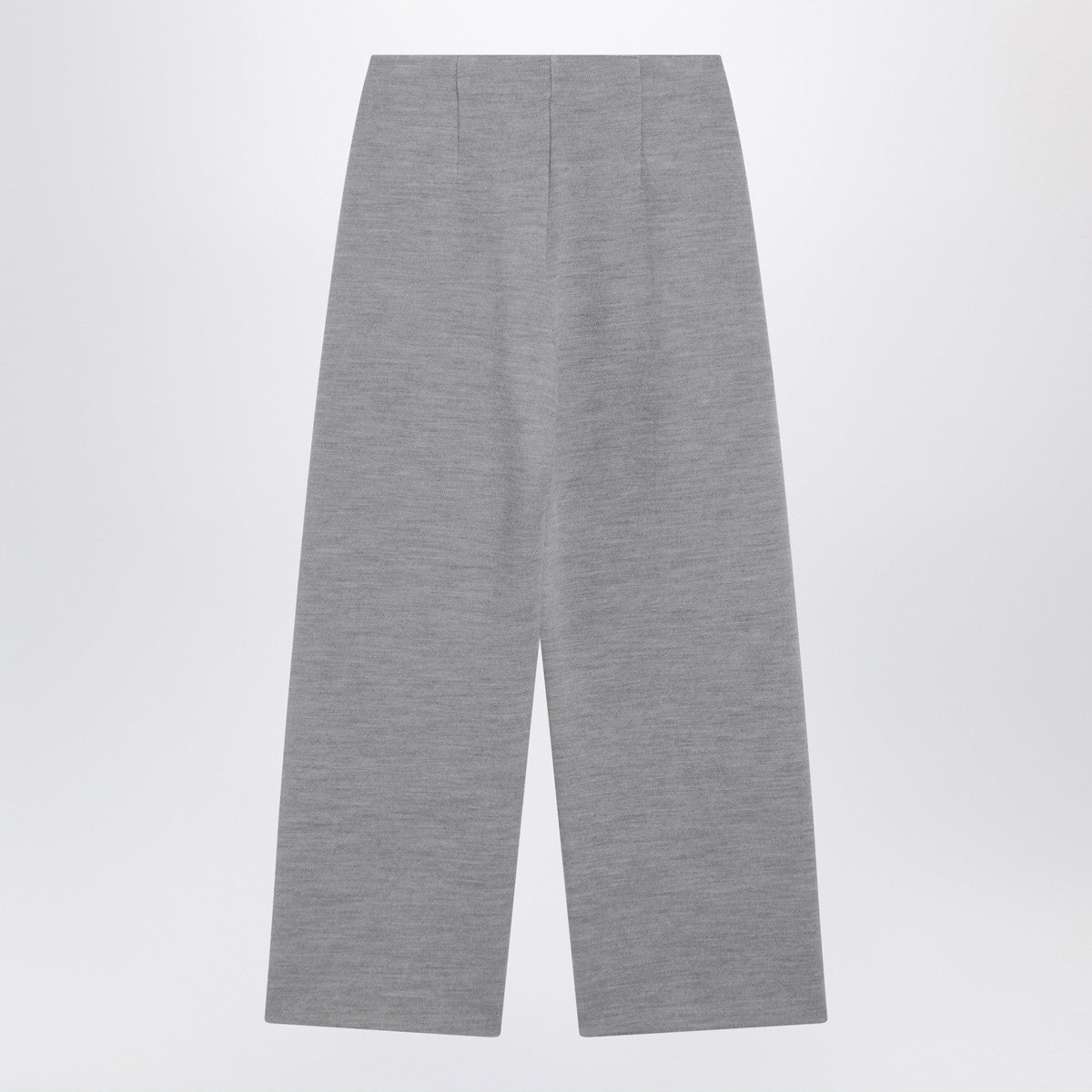 Max Mara Grey wool-cotton blend trousers Max Mara 