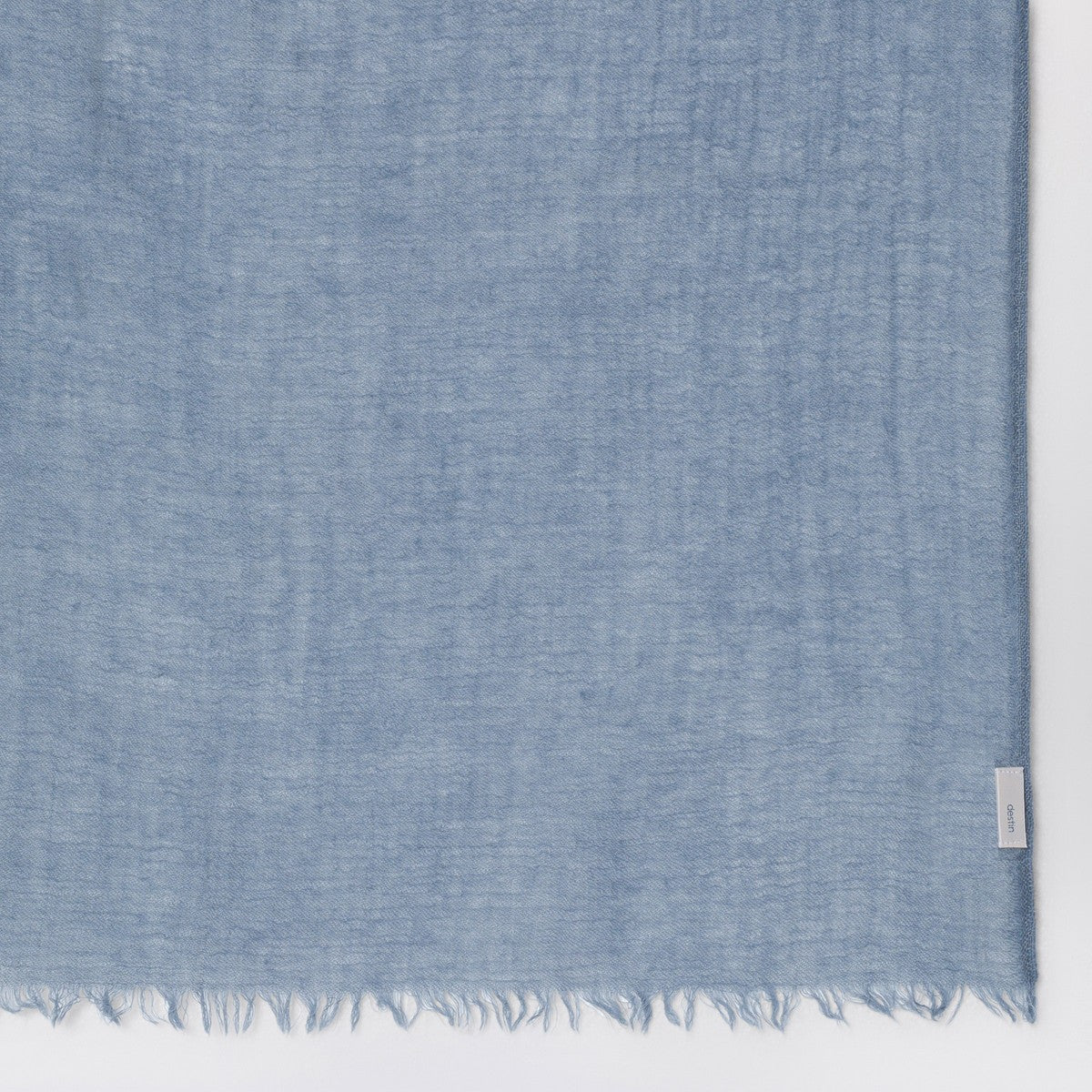 Destin Oxford blue wool-silk blend scarf Destin 
