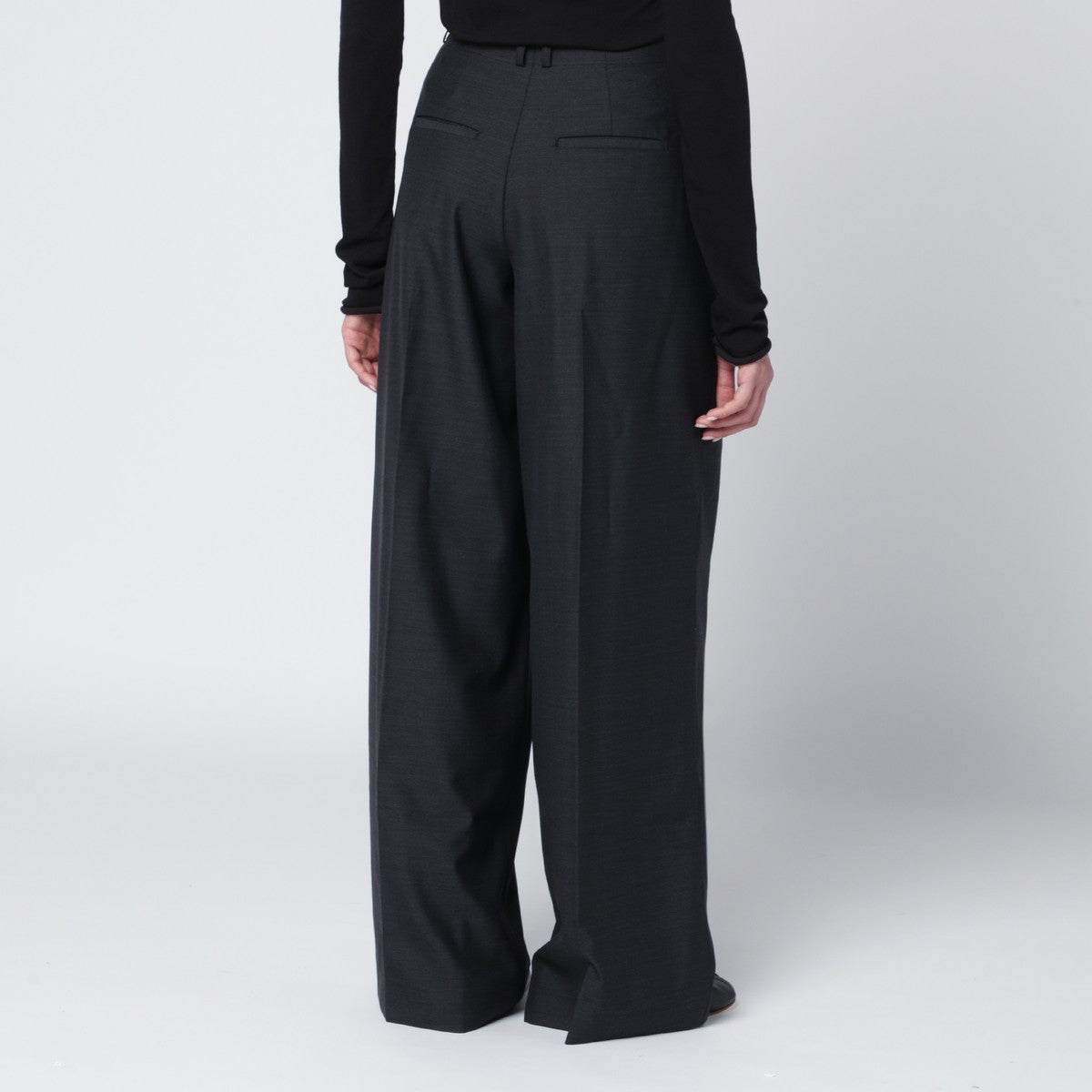 Entire Studios Wide grey wool-blend trousers Entire Studios 
