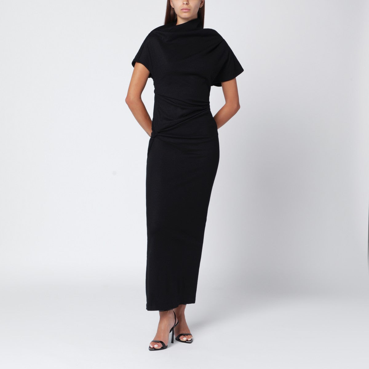 Entire Studios Black wool midi dress Entire Studios 