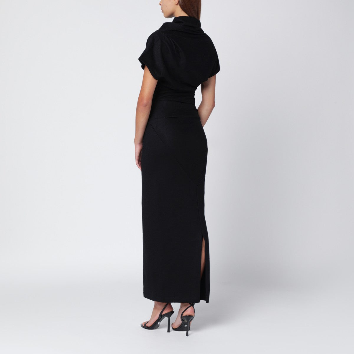 Entire Studios Black wool midi dress Entire Studios 