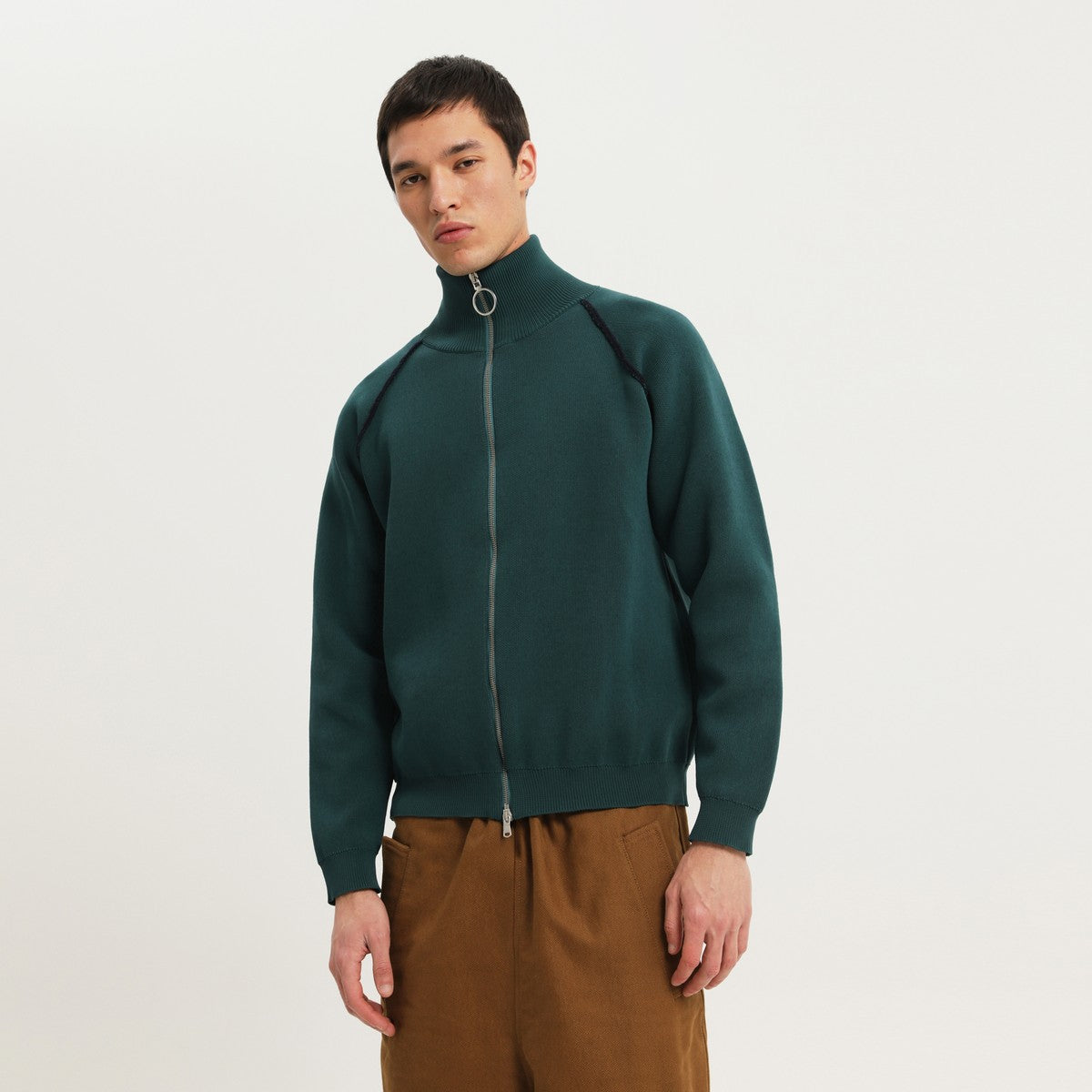 1989 STUDIO Dark green raglan sweater 1989 STUDIO 