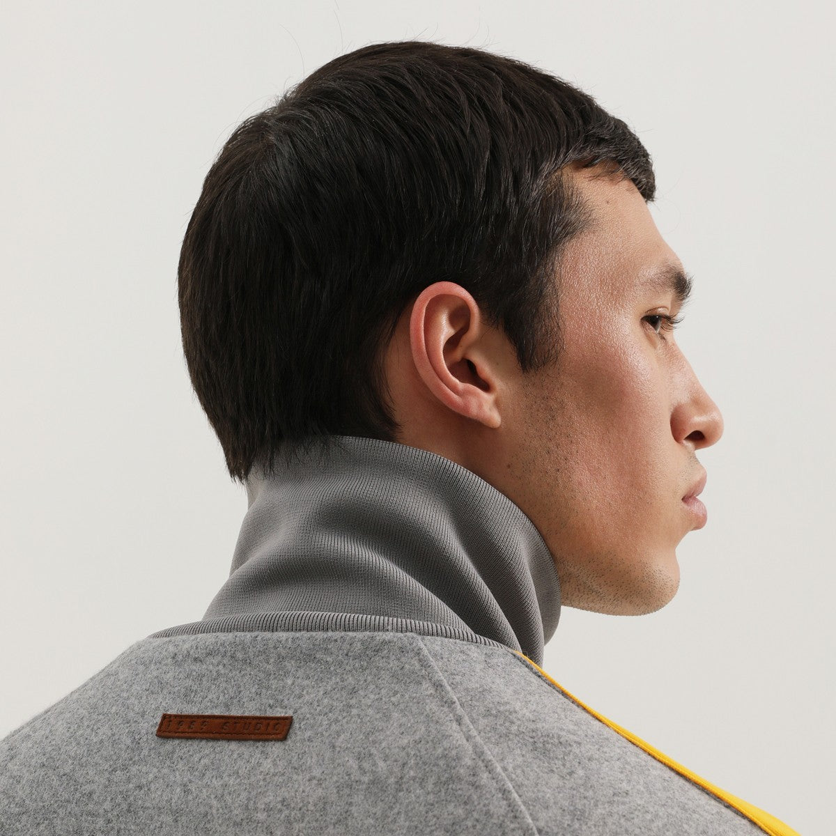 1989 STUDIO Gray jacket with side stripes 1989 STUDIO 