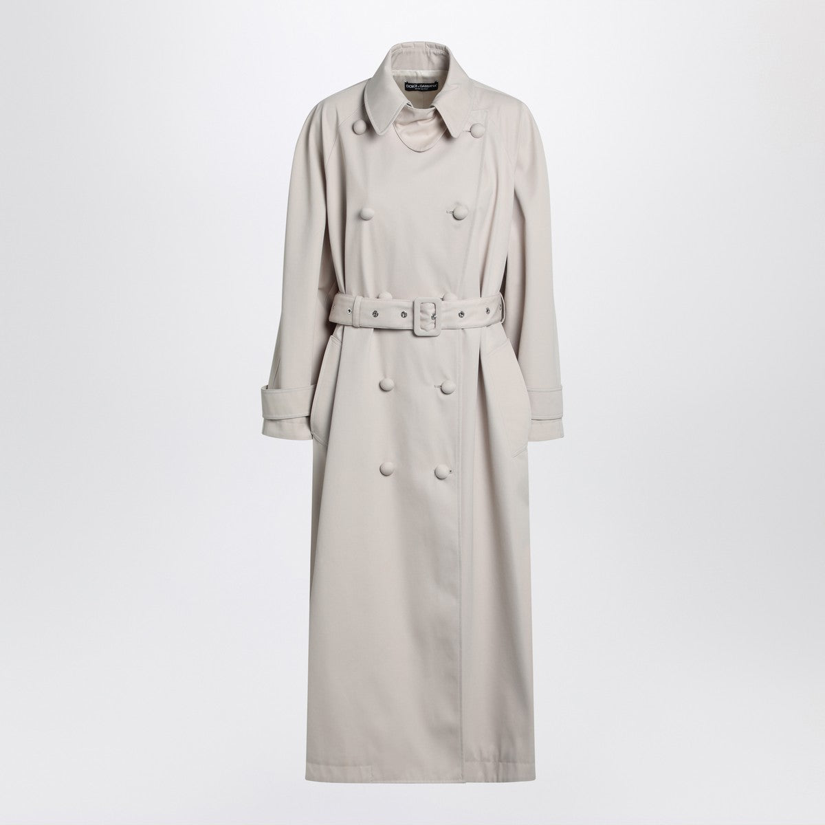 Dolce & Gabbana Dolce&Gabbana Beige trench in cotton drill Dolce & Gabbana 